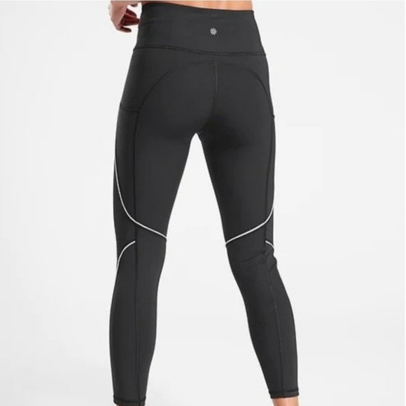Athleta Womens Tailwind 7/8 Tight Reflective Detail Athleisure Leggings Size xxs - Picture 1 of 13
